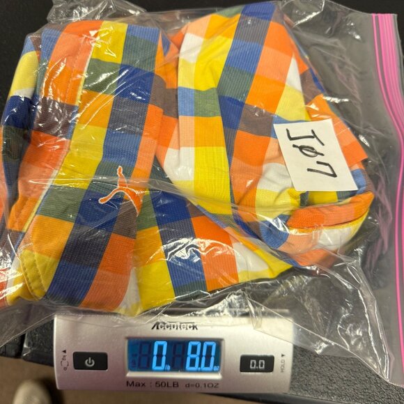 Puma Sport Lifestyle Plaid Golf Shorts Mens size 34 Checkered Retro Style Fowler - Picture 10 of 10